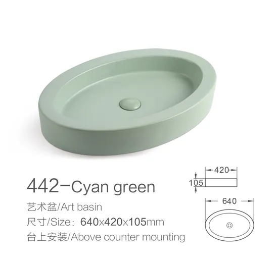 China Wholesale Sanitaryware Art Wash Sink Sanitary Ware Ceramic Bathroom Basin