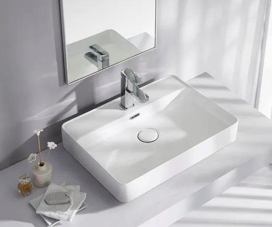 Wholesale Ceramic Basin Sanitaryware Sink in Bathroom Sinks