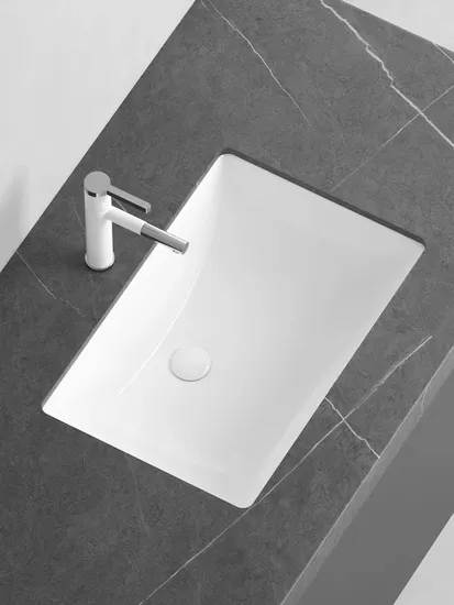 Economical Sanitary Ware Basin Ceramic Bathroom Sink with Popular Design and Discounted Price