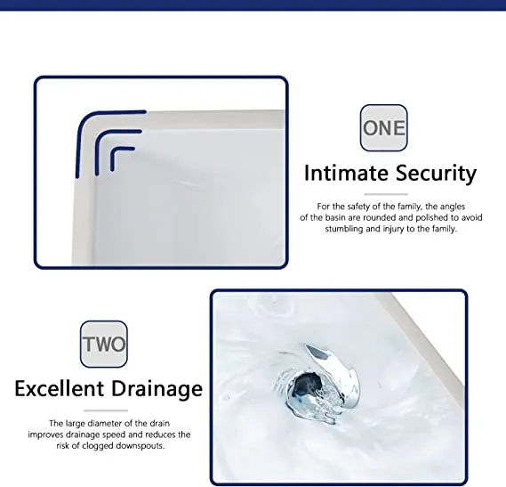 16X11&quot; Undermount Ceramic Lavatory Basin with Cupc Certification